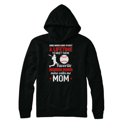 Funny My Favorite Baseball Player Calls Me Mom T-Shirt & Hoodie | Teecentury.com