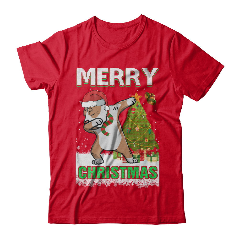 Cute Pit bull Claus Merry Christmas Ugly Sweater T-Shirt & Sweatshirt | Teecentury.com