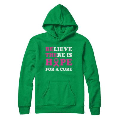 Believe There Is Hope For A Cure Breast Cancer Awareness T-Shirt & Hoodie | Teecentury.com