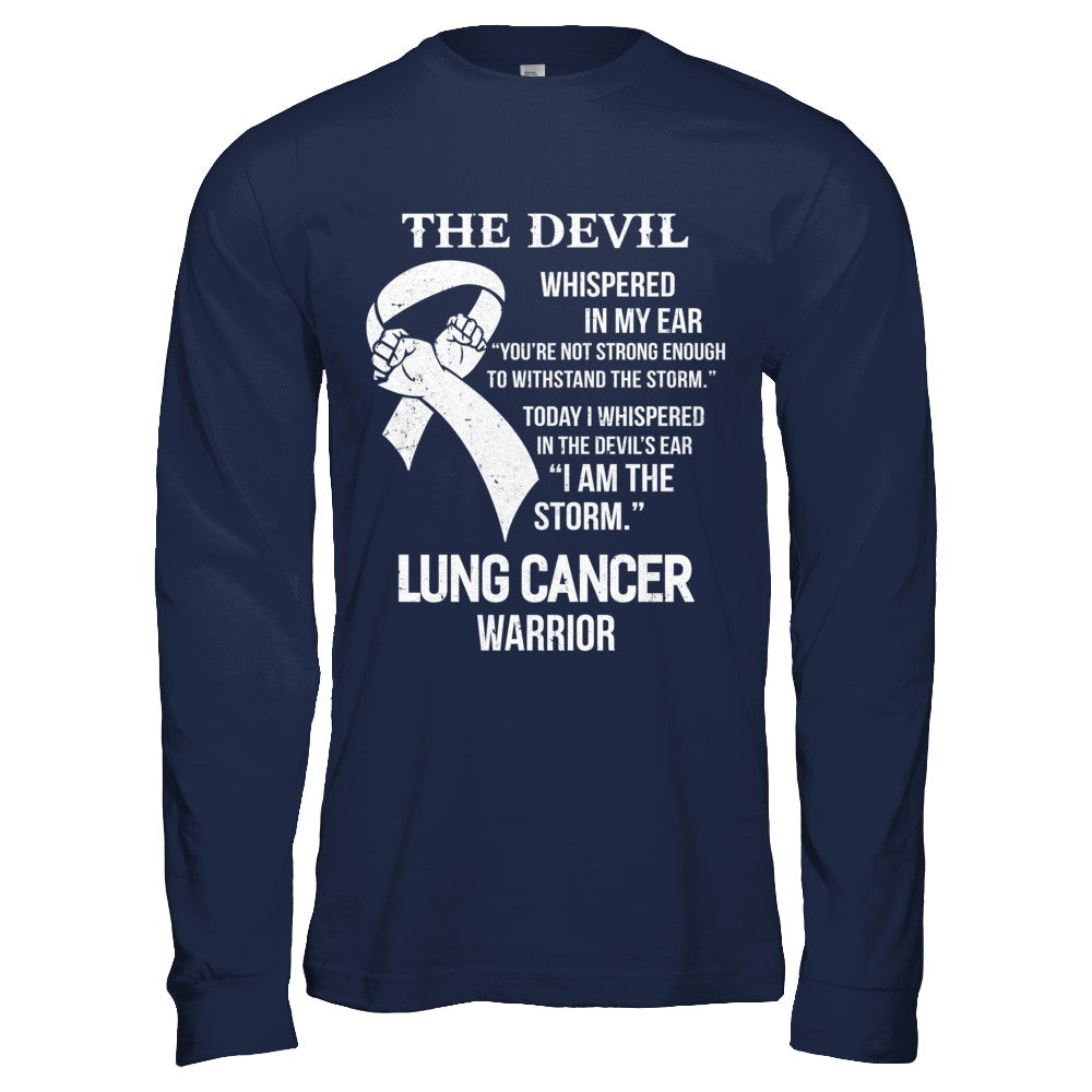 I Am The Storm Support Lung Cancer Warrior Gift T-Shirt & Hoodie | Teecentury.com