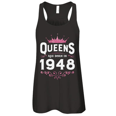 Queens Are Born In 1948 Birthday Gift T-Shirt & Tank Top | Teecentury.com