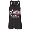 This Queen Was Born In April T-Shirt & Tank Top | Teecentury.com