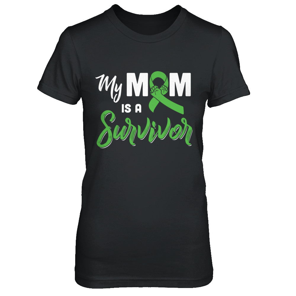 My Mom Is A Survivor Lymphoma Son Daughter T-Shirt & Hoodie | Teecentury.com