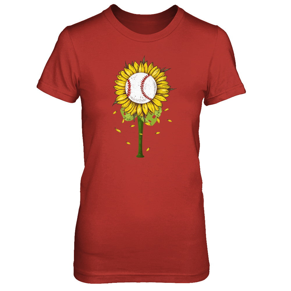 Sunflower Baseball Mom Daughter Lover Gift T-Shirt & Tank Top | Teecentury.com