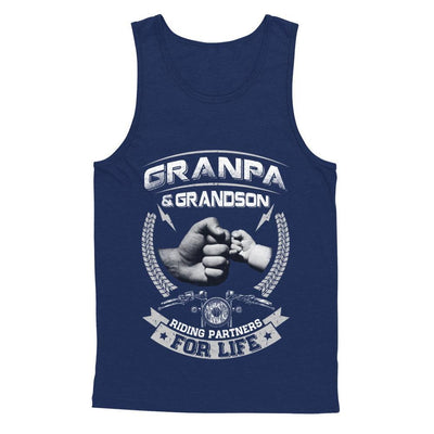 Motocross Grandpa And Grandson Riding Partners For Life T-Shirt & Hoodie | Teecentury.com