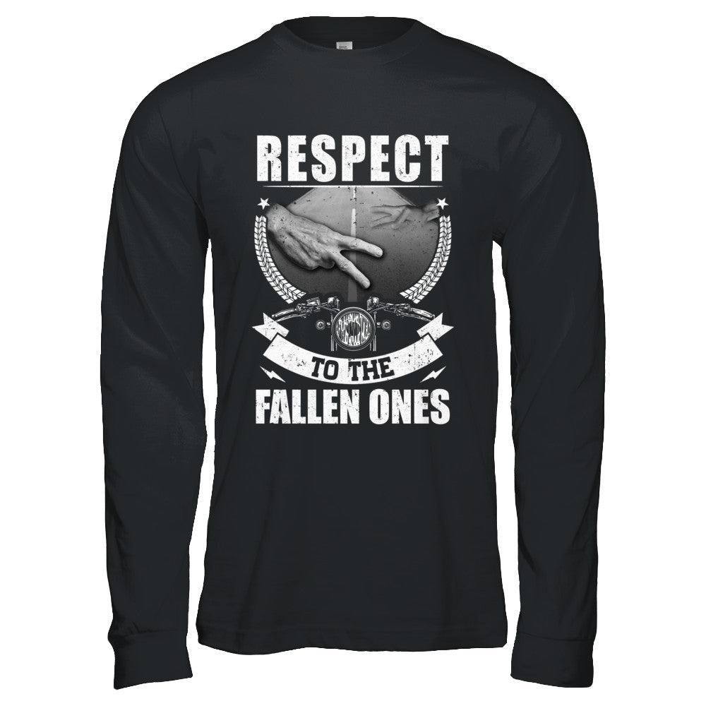 Respect To The Fallen Ones Motorbike T-Shirt & Hoodie | Teecentury.com