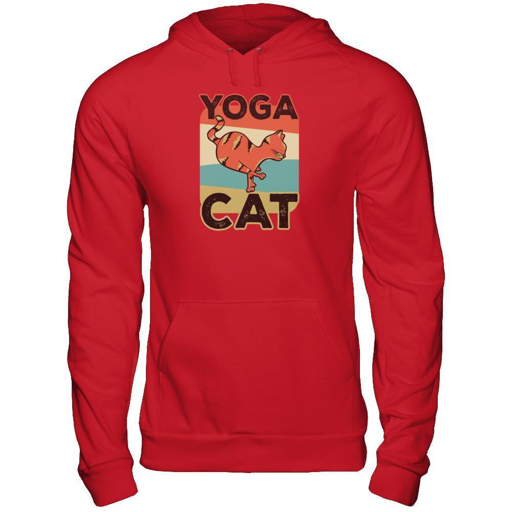 Classic Vintage Retro Yoga Cat Funny T-Shirt & Tank Top | Teecentury.com
