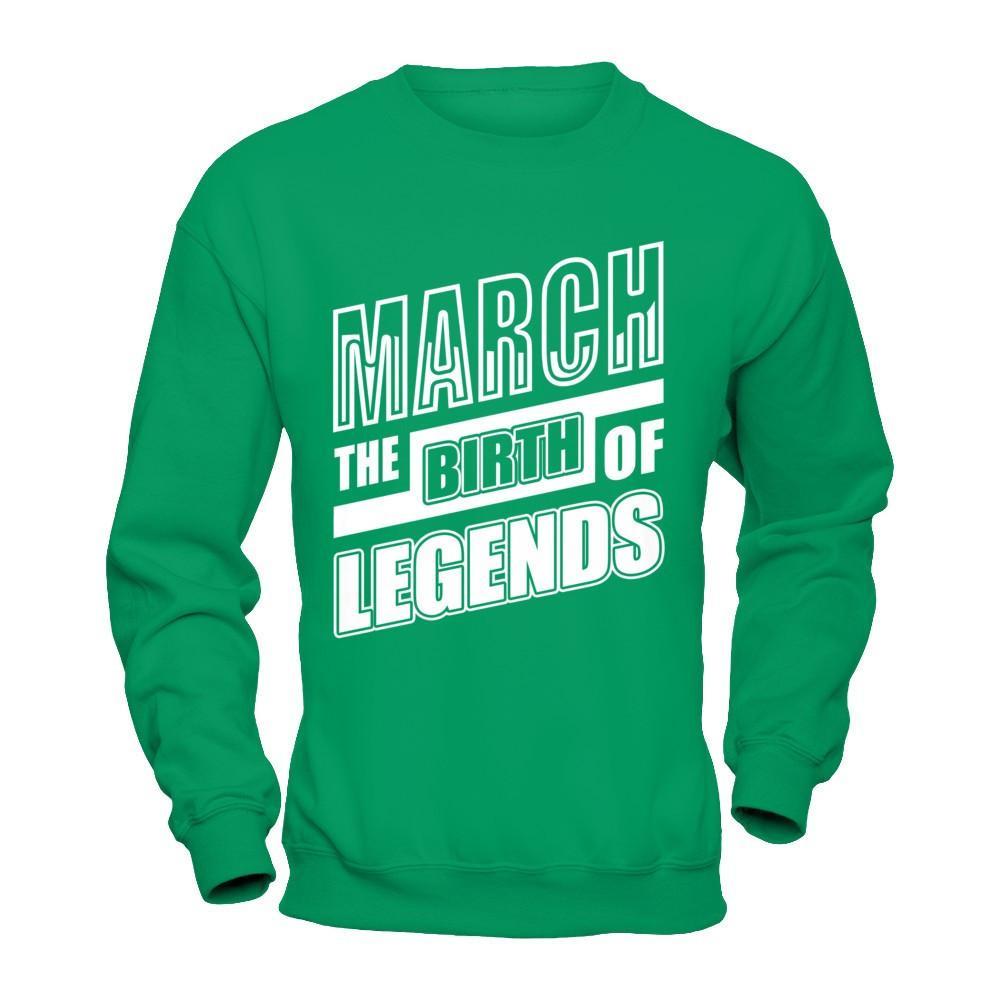 March The Birth Of Legends T-Shirt & Hoodie | Teecentury.com