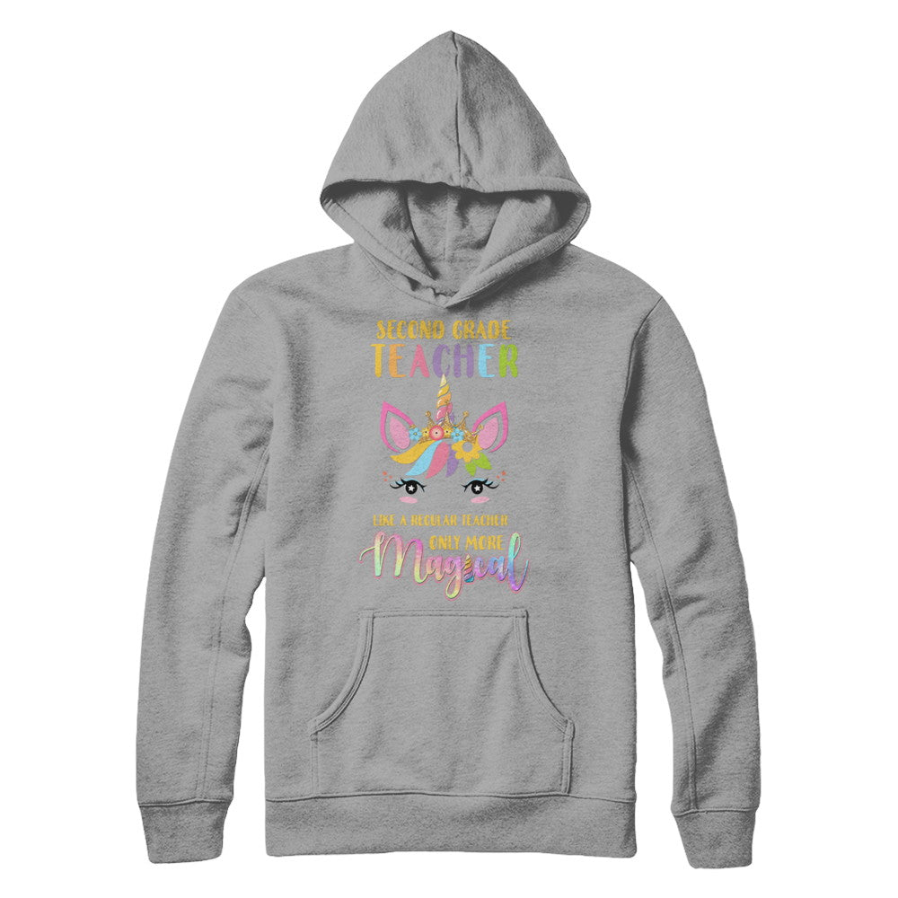 2nd Second Grade Teacher Cute Magical Unicorn Gift T-Shirt & Hoodie | Teecentury.com