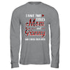 Red Plaid I Have Two Titles Mom And Grammy T-Shirt & Hoodie | Teecentury.com