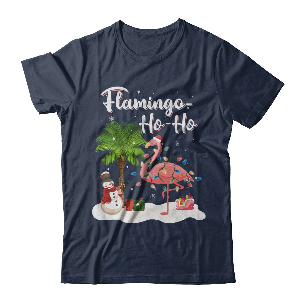 Flamingo Ho Ho Merry Christmas Gifts T-Shirt & Hoodie | Teecentury.com