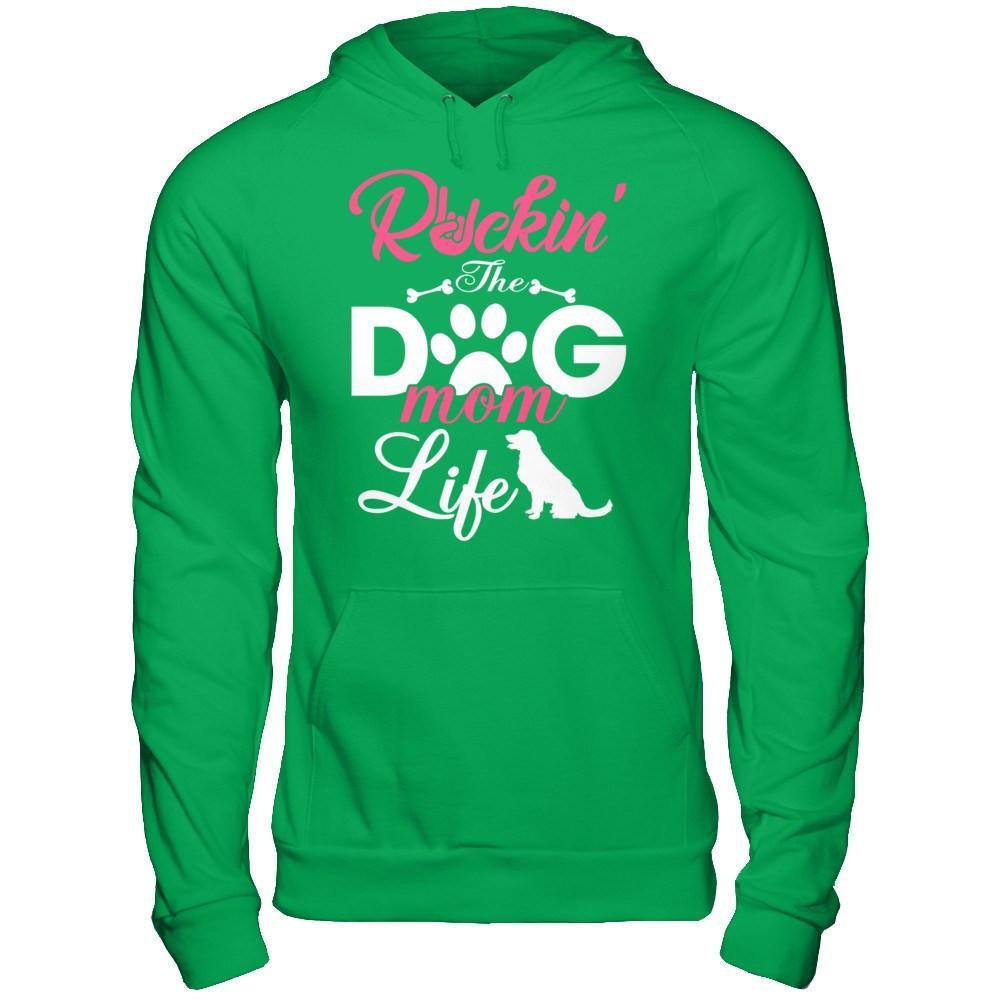 Rockin' The Dog Mom Life T-Shirt & Hoodie | Teecentury.com