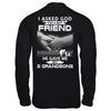 I Asked God For A Best Friend He Gave Me My Two Grandsons T-Shirt & Hoodie | Teecentury.com