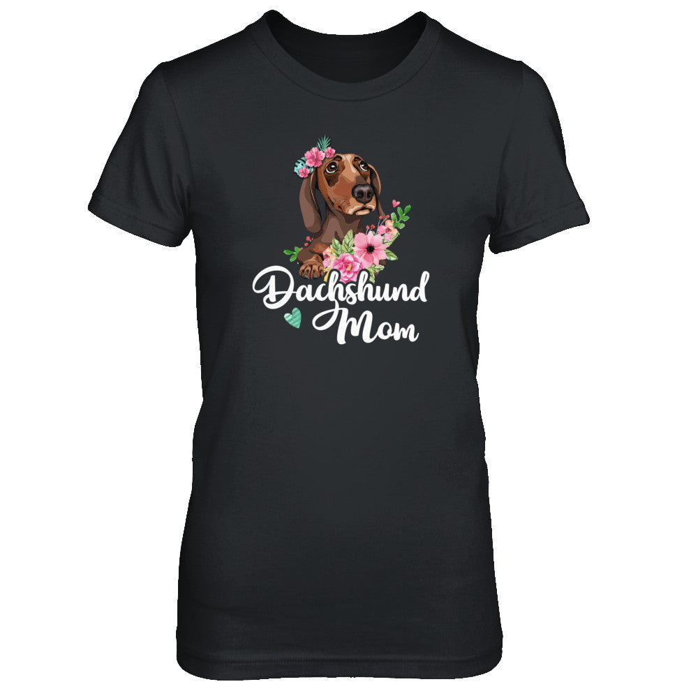Dachshund Mom Funny Dog Mom Gift Idea T-Shirt & Tank Top | Teecentury.com