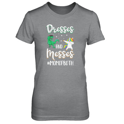 Dresses And Messes Mom Of Both Funny Gift For Mom T-Shirt & Tank Top | Teecentury.com