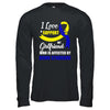 Down Syndrome Awareness Support Yellow Blue Girlfriend Boyfriend T-Shirt & Hoodie | Teecentury.com