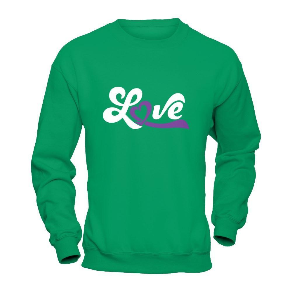 Love Purple Awareness Ribbon T-Shirt & Hoodie | Teecentury.com