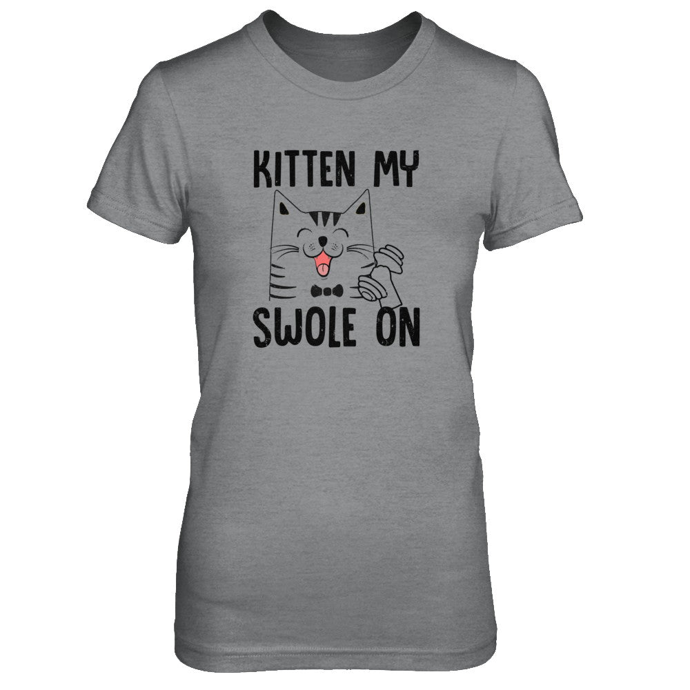 Kitten My Swole On Cat Fitness Gym T-Shirt & Tank Top | Teecentury.com