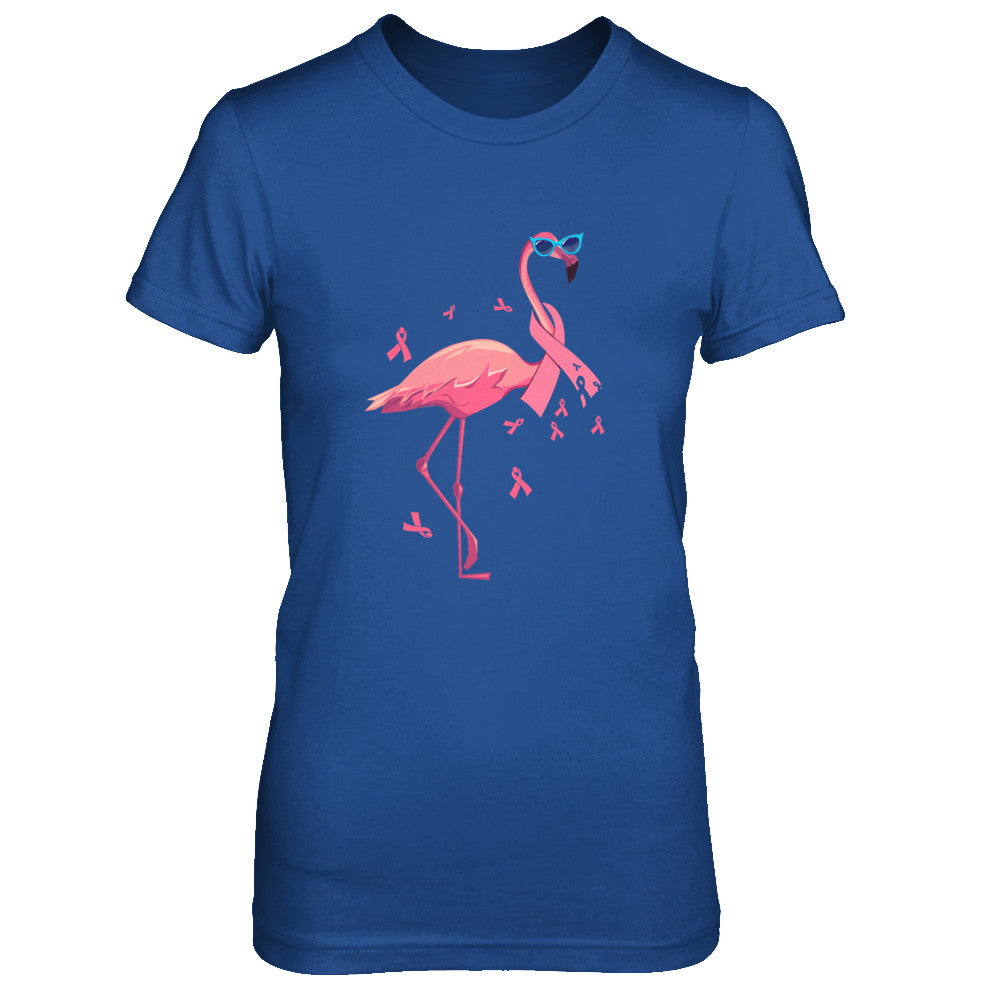 Flamingo Pink Ribbon Breast Cancer Awareness Gift T-Shirt & Hoodie | Teecentury.com