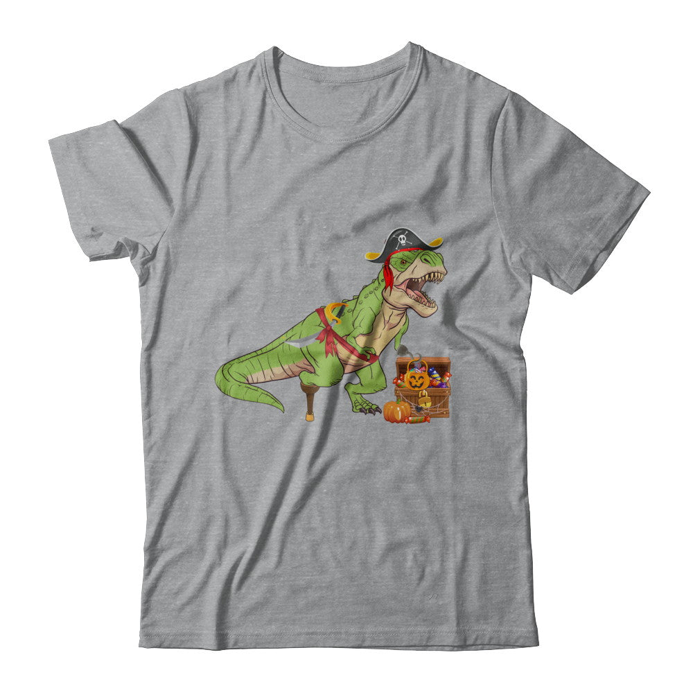 Dinosaurs T-Rex Pirate Halloween Saurus For Men Women T-Shirt & Hoodie | Teecentury.com