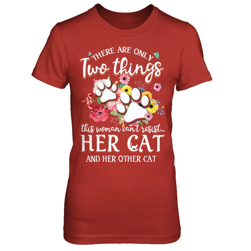 This Woman Can't Resist Her Cat And Her Other Cat T-Shirt & Hoodie | Teecentury.com