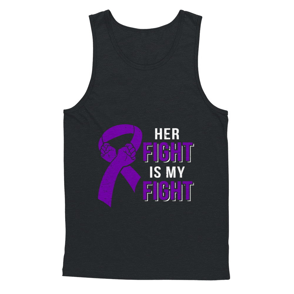 Her Fight Is My Fight Alzheimers Pancreatic Cancer Awareness T-Shirt & Hoodie | Teecentury.com
