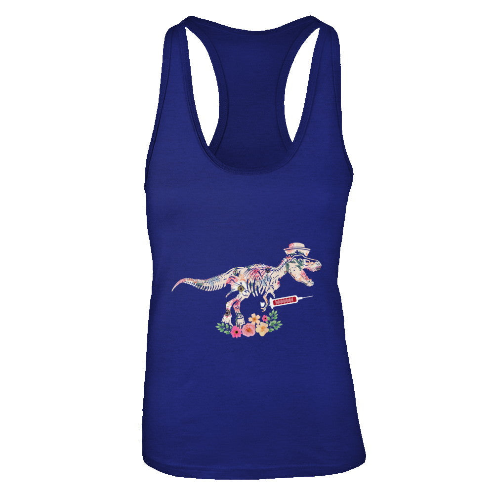 Nursing Nurse Saurus Dinosaur T-Rex T-Shirt & Tank Top | Teecentury.com