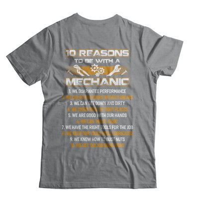 10 Reasons To Be With A Mechanic T-Shirt & Hoodie | Teecentury.com