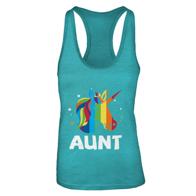 LGBT Pride Lesbian Gay Proud Aunt Unicorn T-Shirt & Tank Top | Teecentury.com