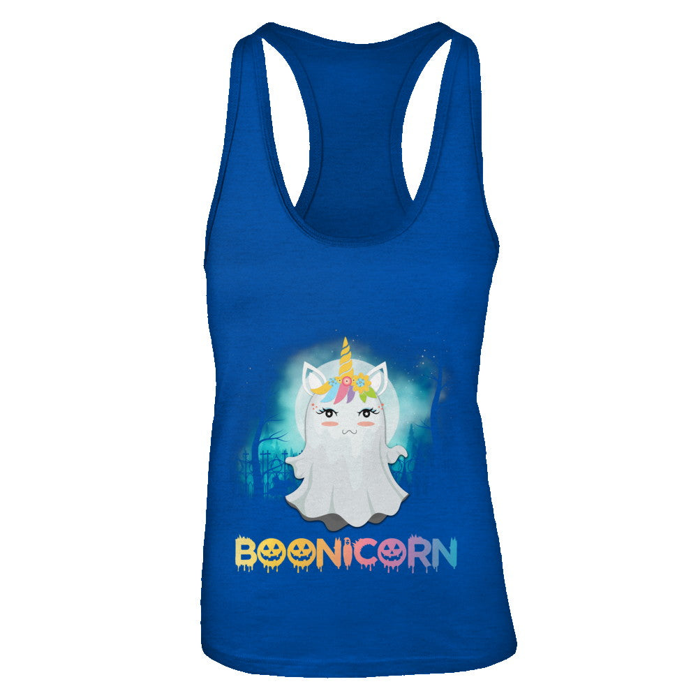Boonicorn Ghost Unicorn Halloween Girls T-Shirt & Tank Top | Teecentury.com