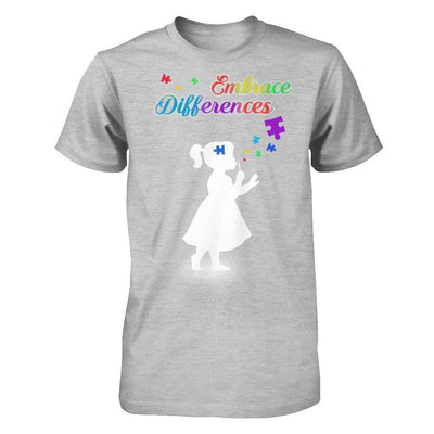 Autism Awareness Embrace Differences T-Shirt & Hoodie | Teecentury.com