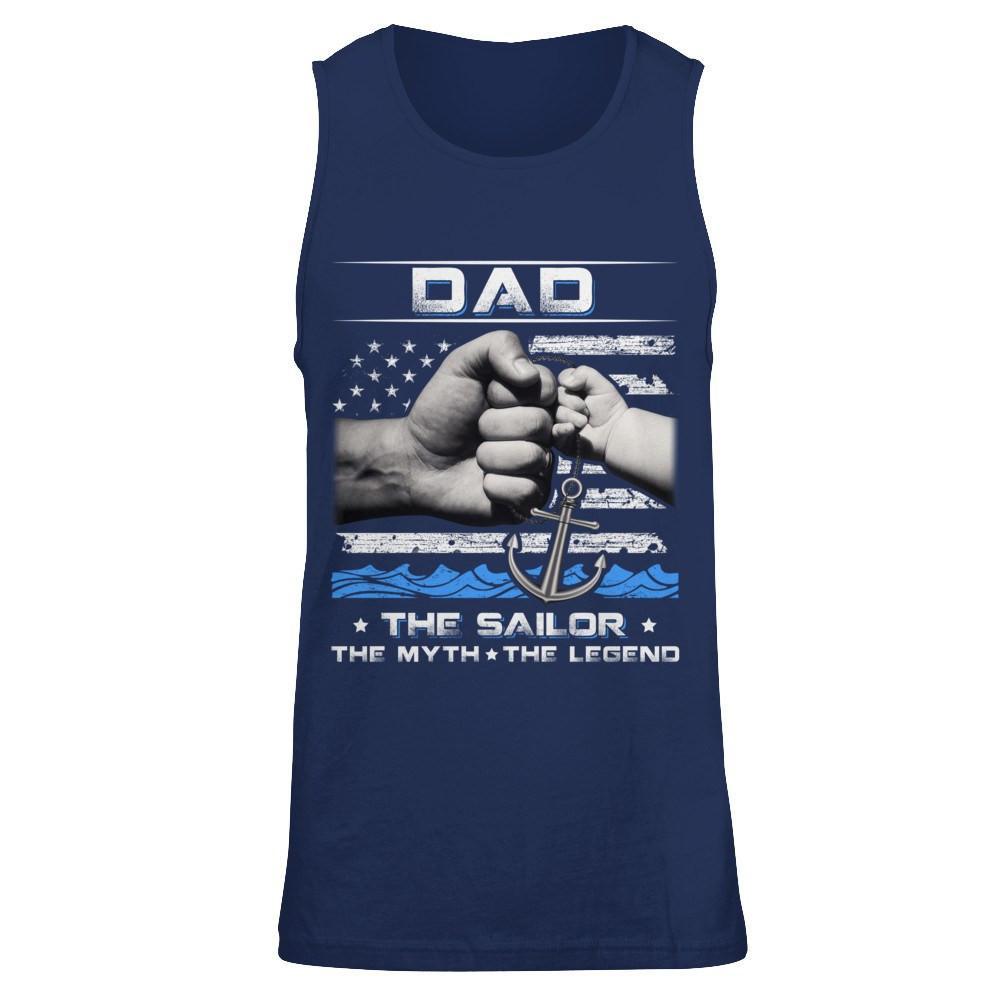 Veteran Dad The Sailor The Myth The Legend T-Shirt & Hoodie | Teecentury.com