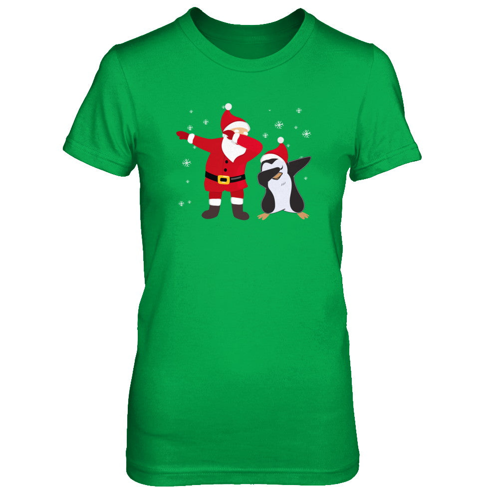 Dabbing Santa Penguin Funny Dab Dance Christmas Gift T-Shirt & Hoodie | Teecentury.com