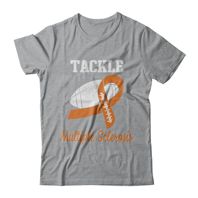 Football Survivor Tackle Orange Multiple Sclerosis Awareness T-Shirt & Hoodie | Teecentury.com