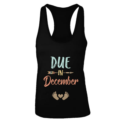 Due Date December 2022 Announcement Mommy Bump Pregnancy T-Shirt & Tank Top | Teecentury.com