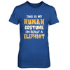 This Is My Human Costume Elephant Halloween T-Shirt & Hoodie | Teecentury.com