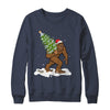 Bigfoot Christmas Tree Boys Men Sasquatch Santa Gift T-Shirt & Sweatshirt | Teecentury.com