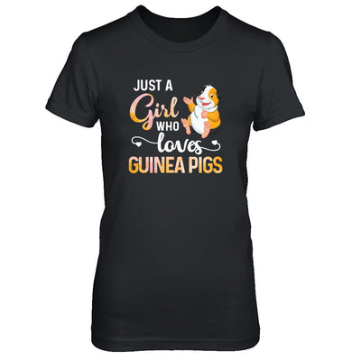 Just A Woman Who Loves Guinea Pigs T-Shirt & Tank Top | Teecentury.com