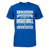 Education Is Important But Basketball Is Importanter T-Shirt & Hoodie | Teecentury.com