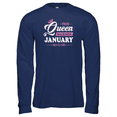 This Queen Was Born In January T-Shirt & Tank Top | Teecentury.com