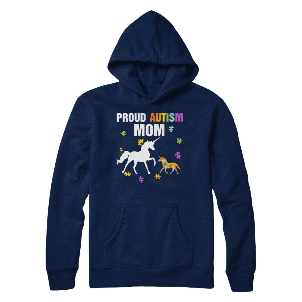Proud Autism Mom Unicorn Autism Awareness T-Shirt & Hoodie | Teecentury.com