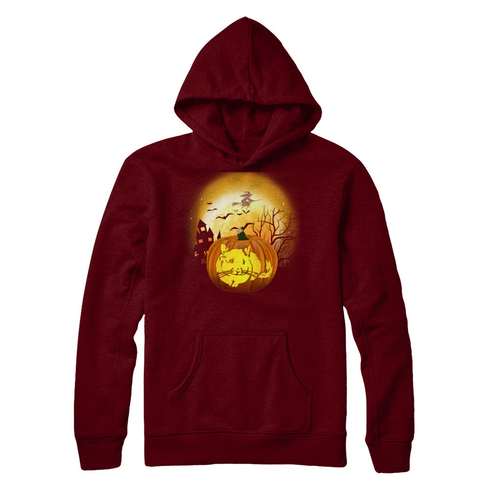Pumpkin Chinchilla Halloween Human Costume T-Shirt & Hoodie | Teecentury.com