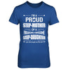 I'm A Proud Step-Mom Of Awesome Step-Daughter Mothers Day T-Shirt & Hoodie | Teecentury.com