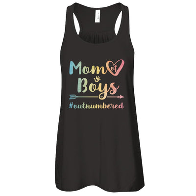 Mom Of Boys Outnumbered T-Shirt & Tank Top | Teecentury.com