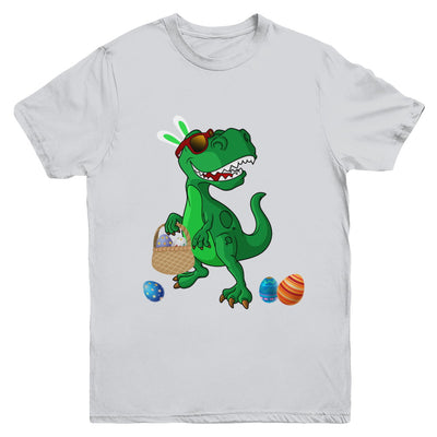 Funny Dabbing Cool Easter Bunny Dinosaur Youth Youth Shirt | Teecentury.com