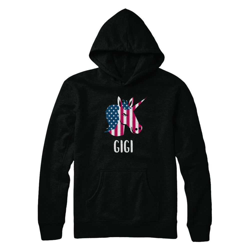 Patriotic Gigi Unicorn Americorn 4Th Of July T-Shirt & Hoodie | Teecentury.com