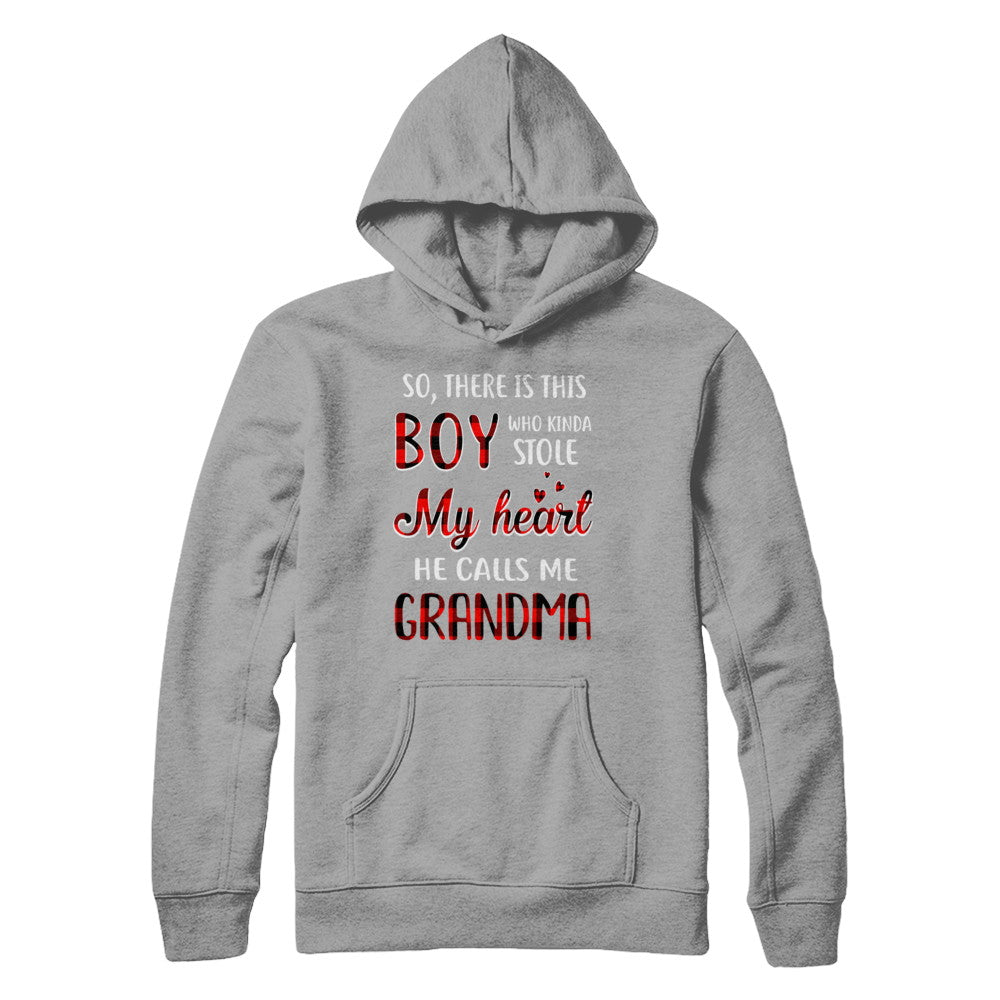 This Boy Who Kinda Stole My Heart He Calls Me Grandma T-Shirt & Hoodie | Teecentury.com