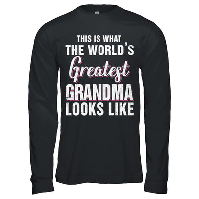 What World's Greatest Grandma Looks Like Mothers Day T-Shirt & Hoodie | Teecentury.com