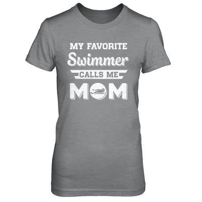 Swimming My Favorite Swimmer Call Me Mom Mothers Day T-Shirt & Hoodie | Teecentury.com