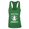 Yoga Moms Have Balance Wine Coffee Mothers Day T-Shirt & Tank Top | Teecentury.com